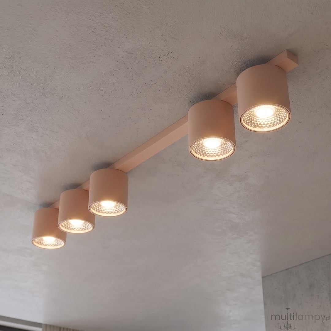 Nano lampa sufitowa 5xGU10 AR111 koral 1886/5