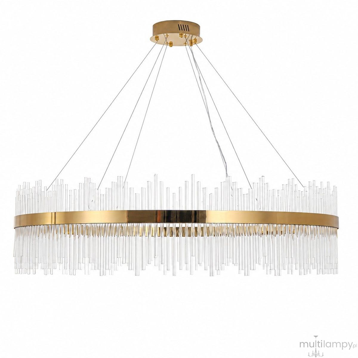 Hestia D120 lampa wisząca LED 70W złota ST-4999-120 mirror gold