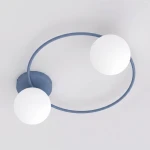 Sopra lampa sufitowa 2xE14 niebieska/biały 1893/2