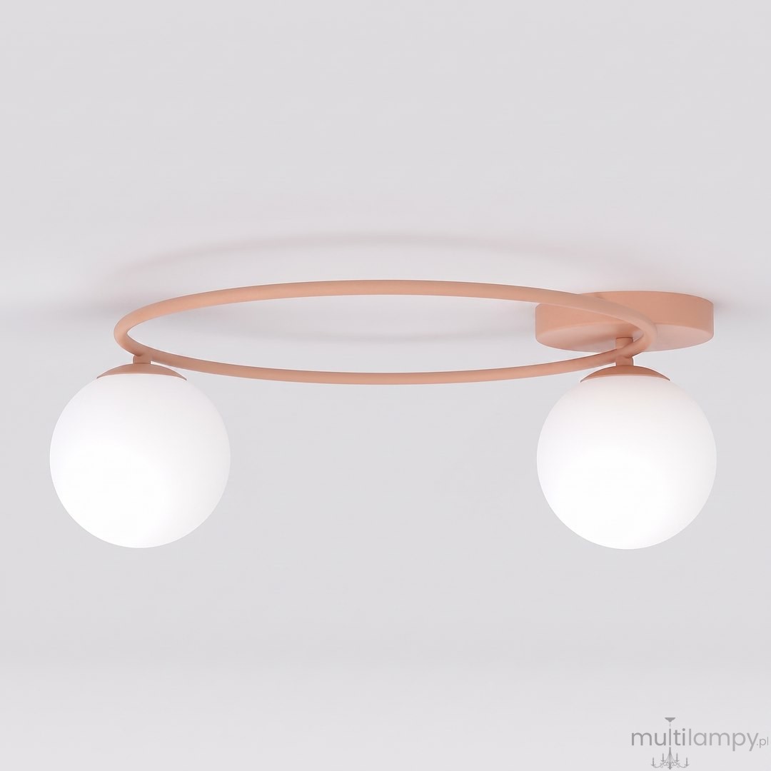 Sopra lampa sufitowa 2xE14 koral/biały 1895/2