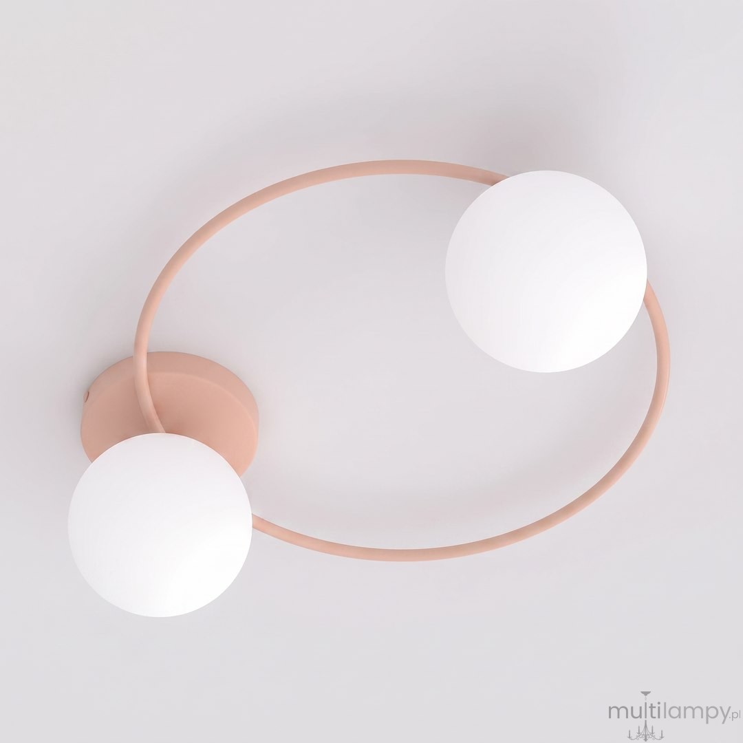 Sopra lampa sufitowa 2xE14 koral/biały 1895/2