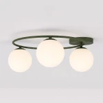 Sopra lampa sufitowa 3xE14 zielona oliwka/biały 1894/3