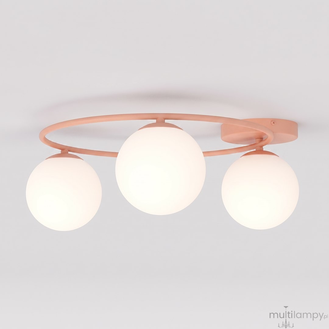 Sopra lampa sufitowa 3xE14 koral/biały 1895/3