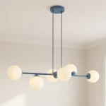 Magnus lampa wisząca 6xE14 niebieska/biały 1875/6