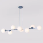 Magnus lampa wisząca 8xE14 niebieska/biały 1875/8