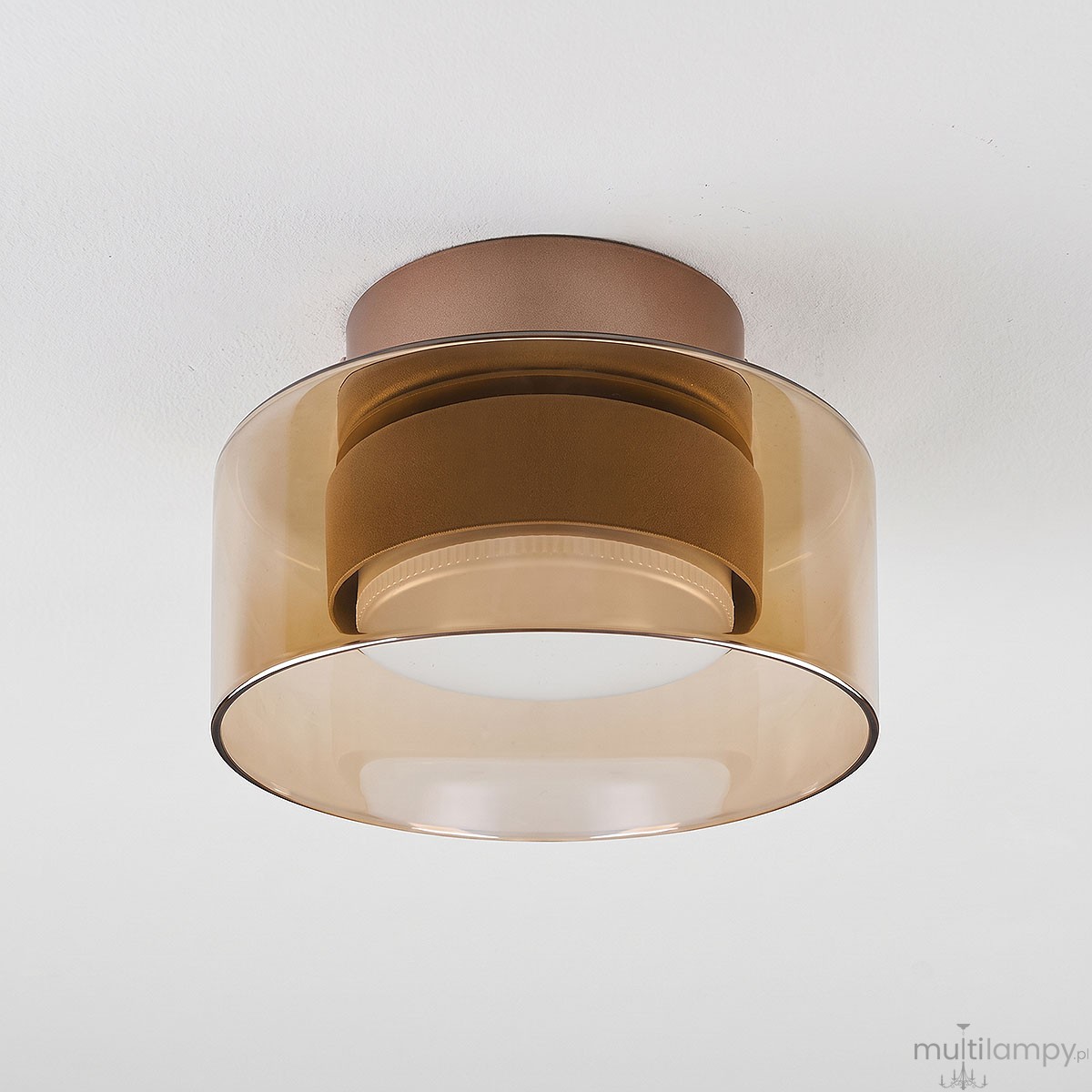 Glossy lampa sufitowa GX53 beżowa