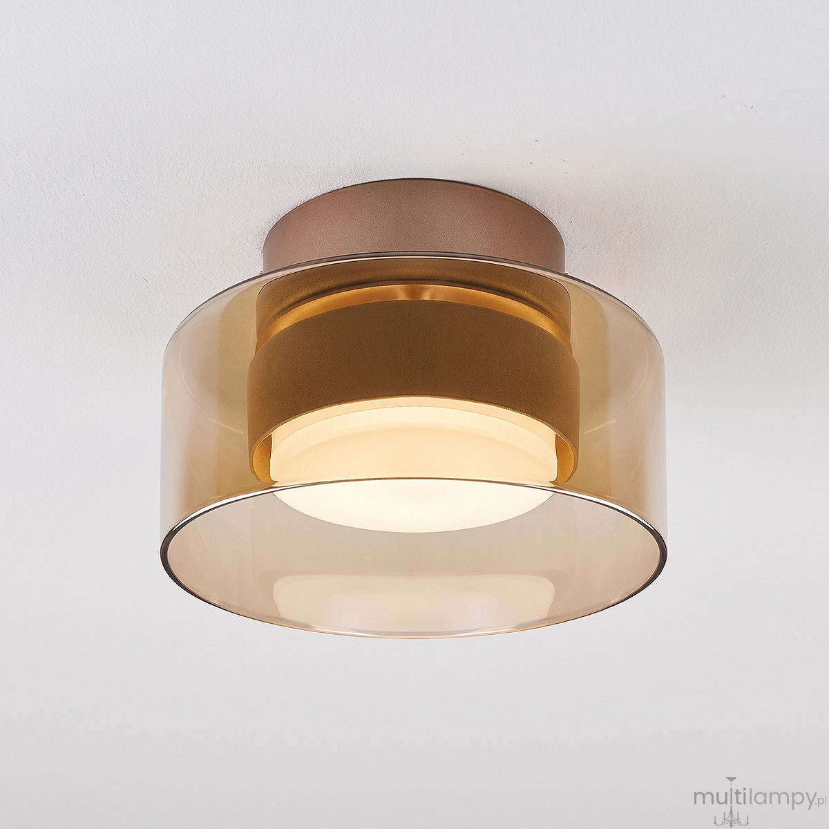 Glossy lampa sufitowa GX53 beżowa