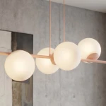 Magnus lampa wisząca 8xE14 koral/biały 1877/8