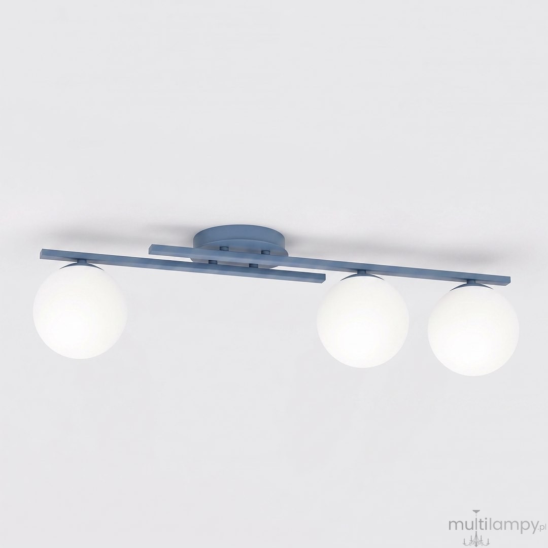 Kairo lampa sufitowa 3xE14 niebieska 1872/3