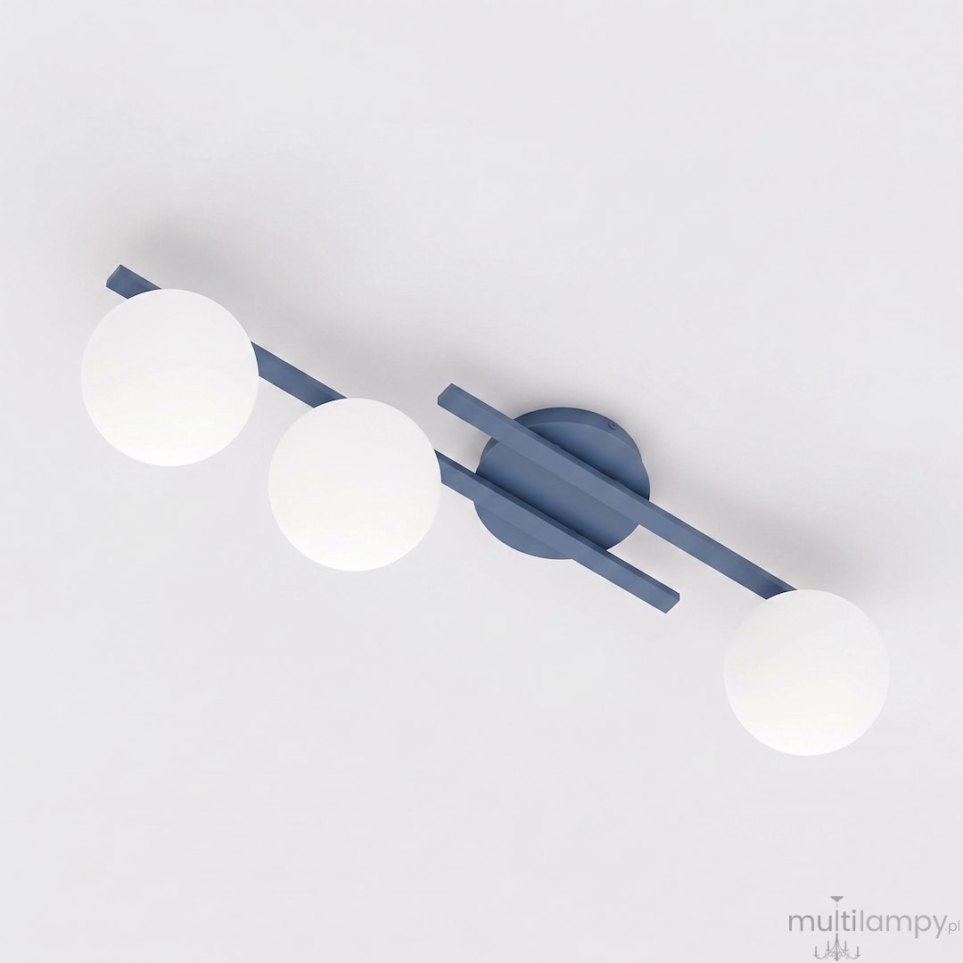 Kairo lampa sufitowa 3xE14 niebieska 1872/3