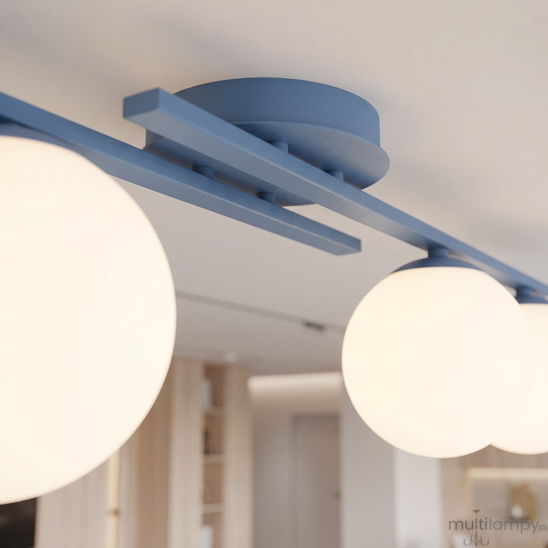 Kairo lampa sufitowa 3xE14 niebieska 1872/3
