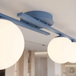 Kairo lampa sufitowa 3xE14 niebieska 1872/3