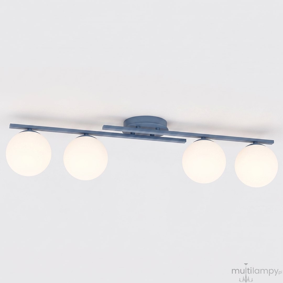 Kairo lampa sufitowa 4xE14 niebieska 1872/4