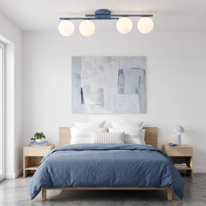 Kairo lampa sufitowa 4xE14 niebieska 1872/4