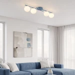 Kairo lampa sufitowa 4xE14 niebieska 1872/4