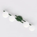 Kairo lampa sufitowa 4xE14 zielona oliwka 1873/4