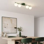 Kairo lampa sufitowa 4xE14 zielona oliwka 1873/4
