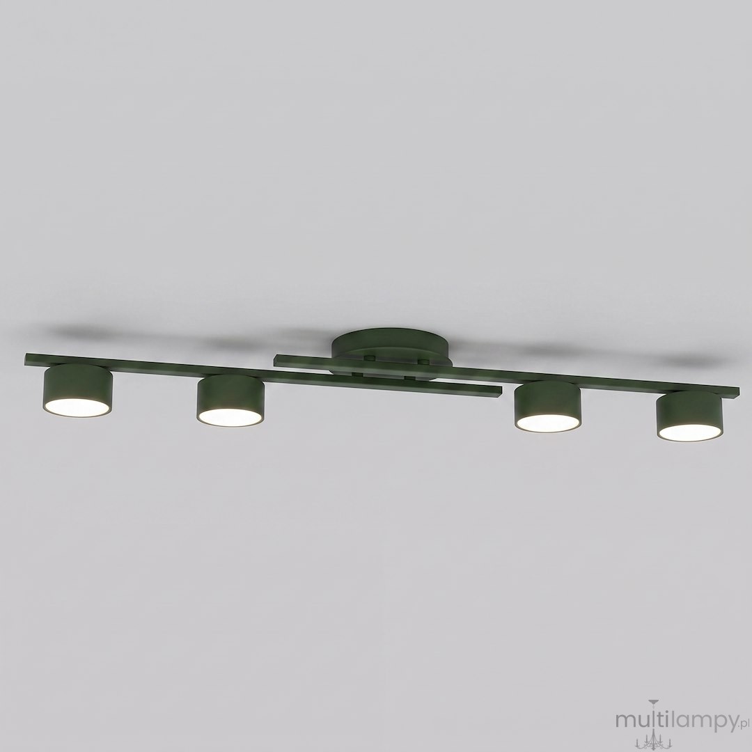 Fragment lampa sufitowa 4xGX53 zielona oliwka 1870/4
