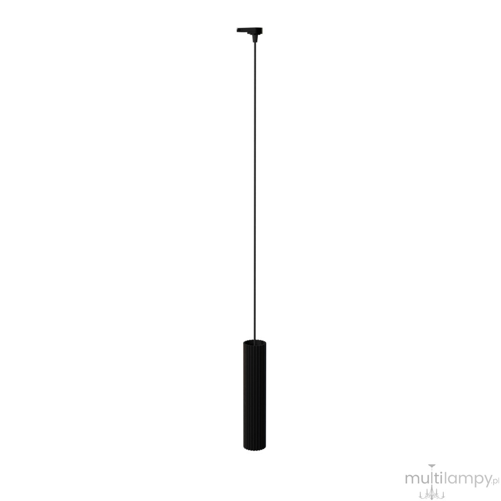 Karbon 1 lampa wisząca 1xGU10 do szyny 3F czarna MYL.00730