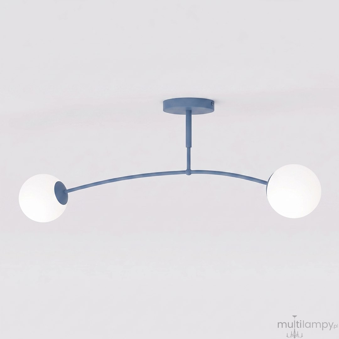 Pregos lampa sufitowa 2xE14 niebieska 1890/2