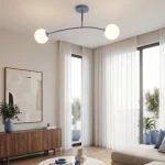 Pregos lampa sufitowa 2xE14 niebieska 1890/2