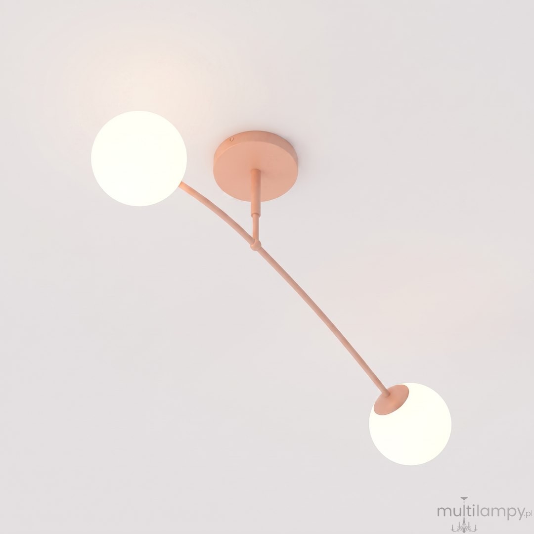 Pregos lampa sufitowa 2xE14 koral 1892/2