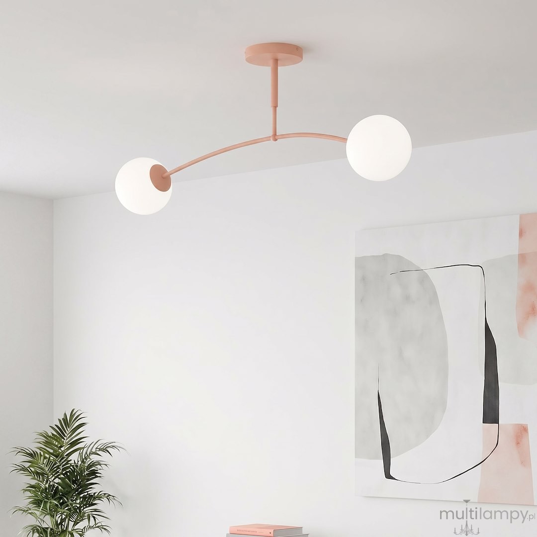 Pregos lampa sufitowa 2xE14 koral 1892/2
