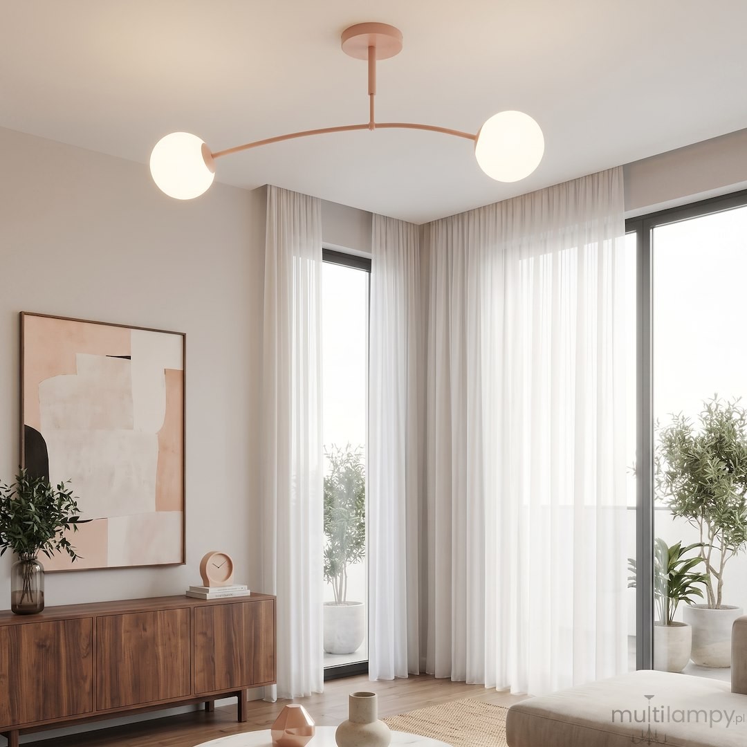Pregos lampa sufitowa 2xE14 koral 1892/2