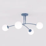 Pregos lampa sufitowa 4xE14 niebieska 1890/4