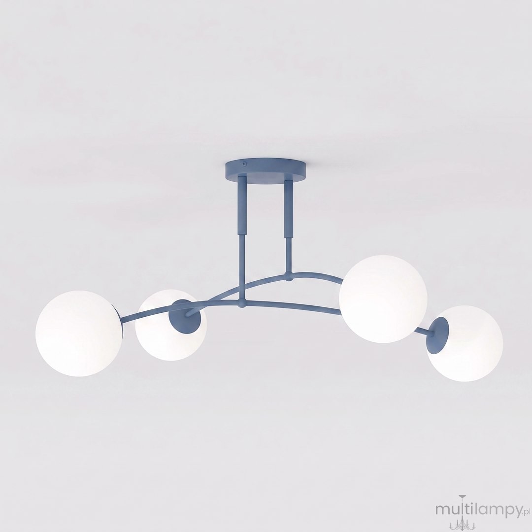 Pregos lampa sufitowa 4xE14 niebieska 1890/4