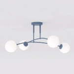 Pregos lampa sufitowa 4xE14 niebieska 1890/4