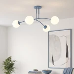 Pregos lampa sufitowa 4xE14 niebieska 1890/4