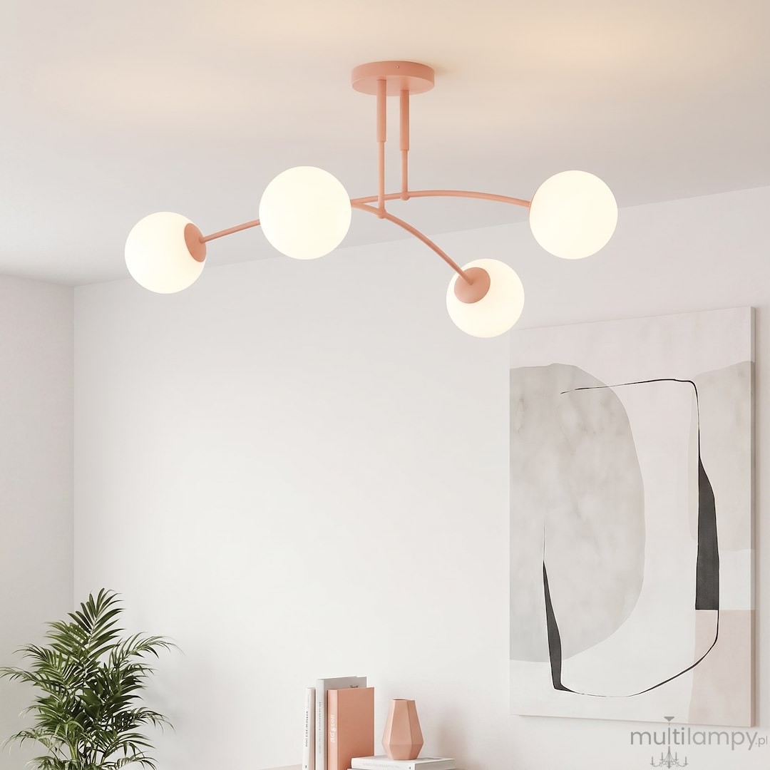 Pregos lampa sufitowa 4xE14 koral 1892/4