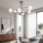 Pregos lampa sufitowa 6xE14 niebieska 1890/6