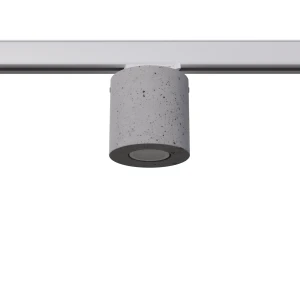 Orbis plafon 1xGU10 do szyny 3F beton, adapter biały MYL.00118