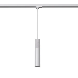 Borgio lampa wisząca 1xGU10 z żarówką 7W/4000K do szyny 3F biała MYL.00129