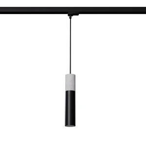 Borgio lampa wisząca 1xGU10 z żarówką 7W/4000K do szyny 3F czarna MYL.00132