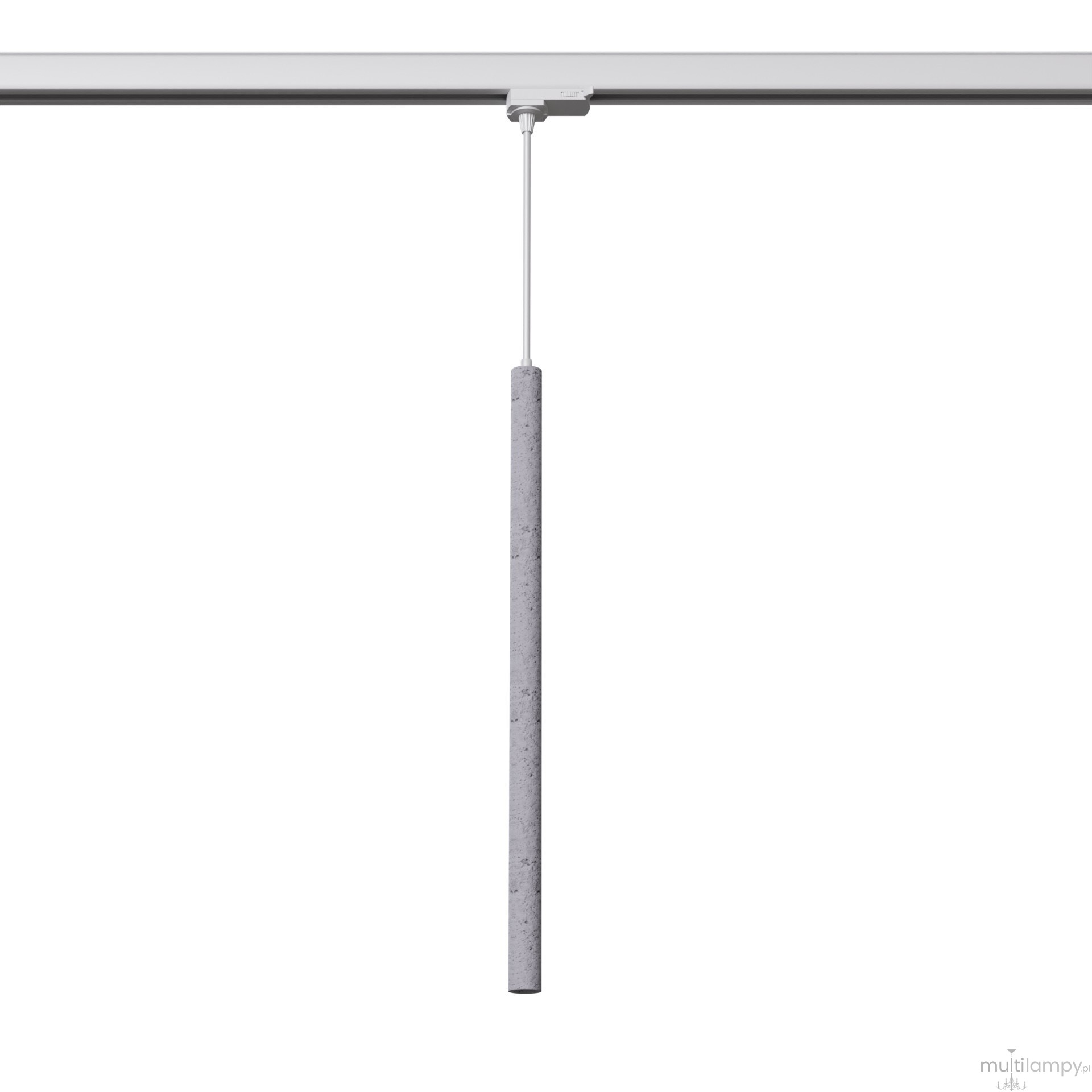 Pastelo lampa wisząca 1xG9 z żarówką 4,5W/4000K do szyny 3F beton, adapter biały MYL.00147