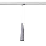 Electra lampa wisząca 1xGU10 do szyny 3F beton, adapter biały MYL.00151