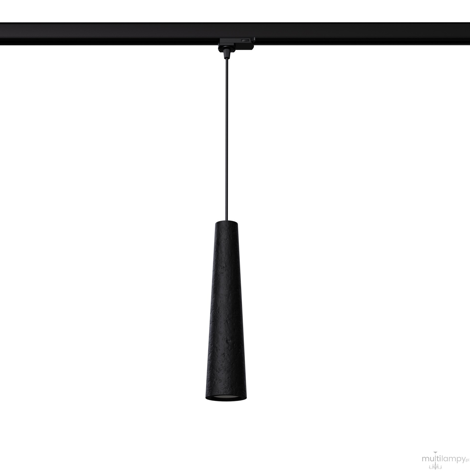 Electra lampa wisząca 1xGU10 do szyny 3F czarna beton MYL.00154