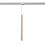Pastelo lampa wisząca 1xG9 z żarówką 4,5W/4000K do szyny 3F drewno, adapter biały MYL.00246