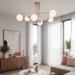 Pregos lampa sufitowa 6xE14 koral 1892/6