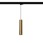 Lagos lampa wisząca 1xGU10 z żarówką 7W/4000K do szyny 3F złota połysk MYL.00261