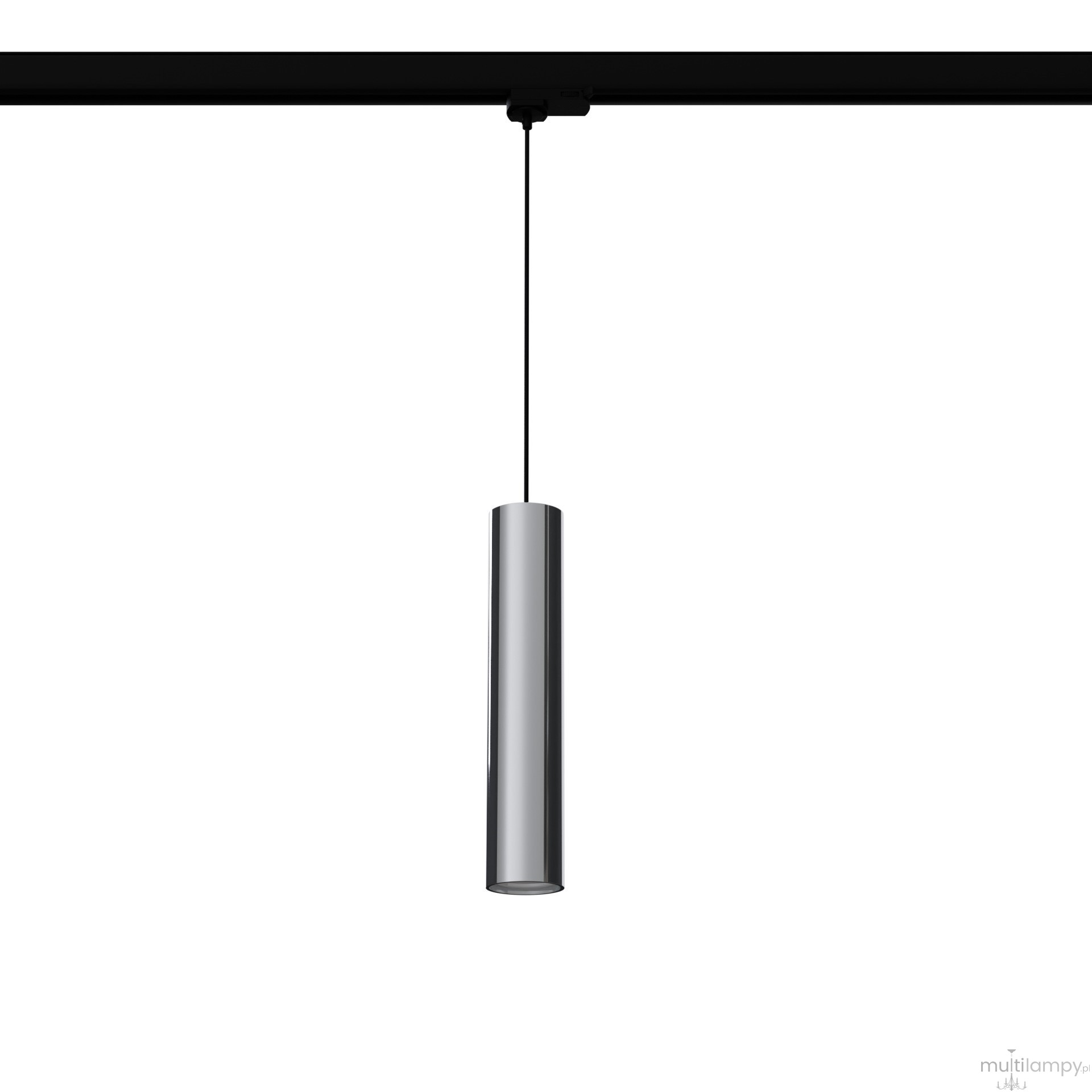 Lagos lampa wisząca 1xGU10 z żarówką 7W/4000K do szyny 3F chrom MYL.00264