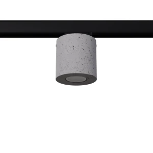 Orbis plafon 1xGU10 do szyny 3F beton, adapter czarny MYL.00412