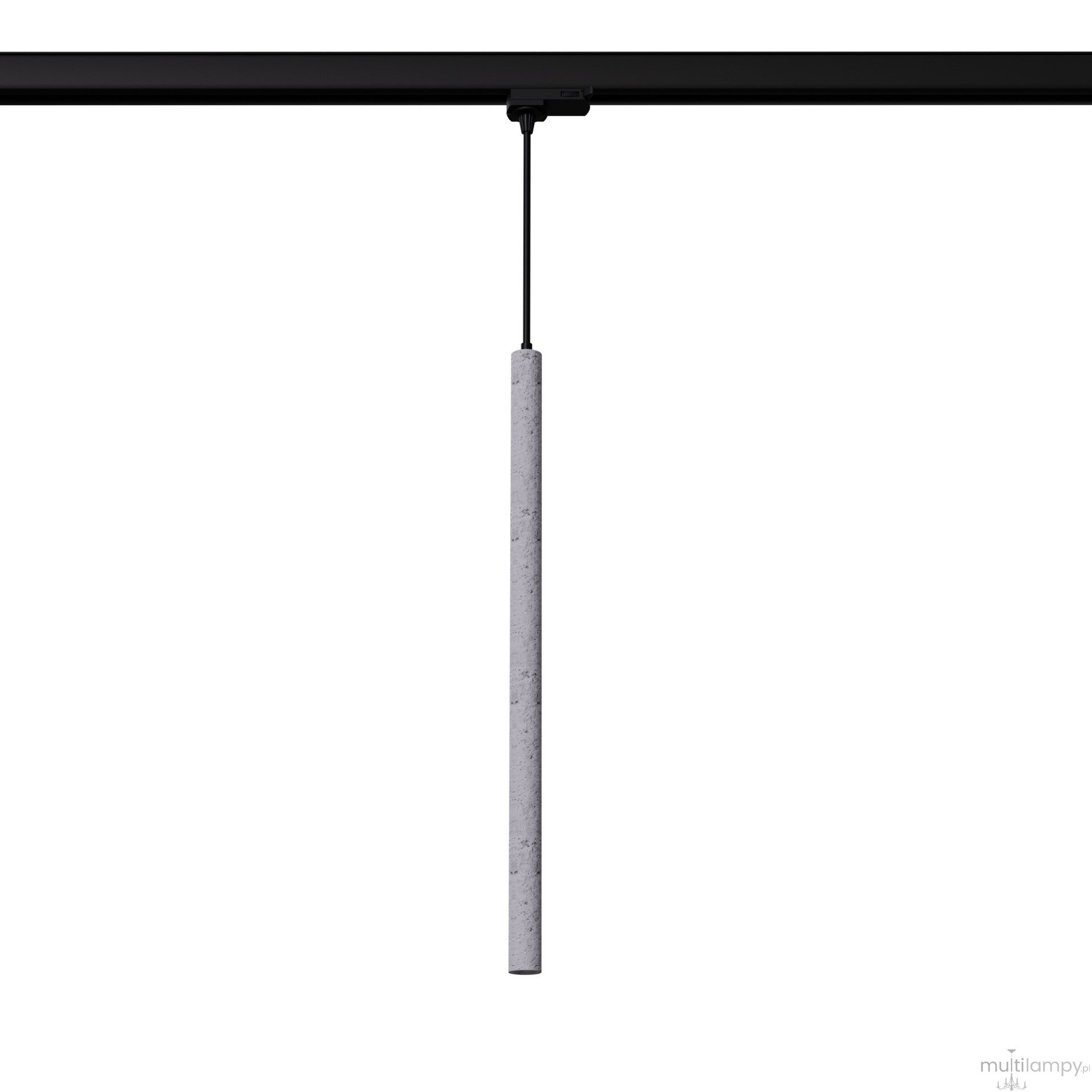 Pastelo lampa wisząca 1xG9 z żarówką 4,5W/4000K do szyny 3F beton, adapter czarny MYL.00432