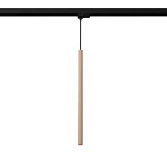 Pastelo lampa wisząca 1xG9 do szyny 3F drewno, adapter czarny MYL.00487