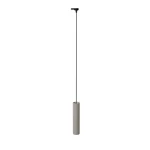 Karbon 1 lampa wisząca 1xGU10 do szyny 3F beżowa, adapter czarny MYL.00751