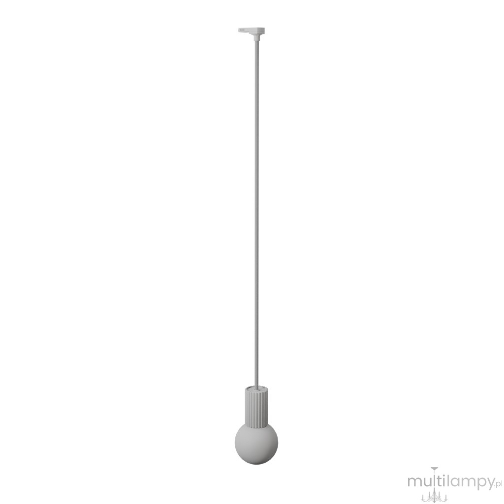 Halo 1 lampa wisząca 1xG9 do szyny 3F biała, adapter biały MYL.00811