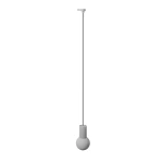 Halo 1 lampa wisząca 1xG9 z żarówką 4,5W/3000K do szyny 3F biała, adapter biały MYL.00812